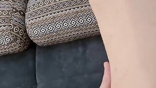 Skinny step mom is eager to ride my cock