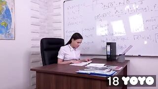 I fantasize about my teacher and masturbate on his chair