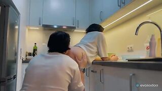 A couple enjoys romantic sex, with the man fucking his girlfriend hard