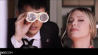 Avery from Deeper watches as her neighbor cheats on her husband with a hot woman