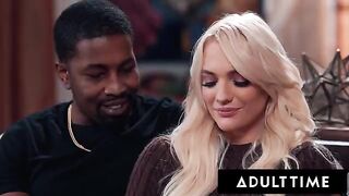 Kenna James gets a messy surprise from her husband and hot neighbor in a wild threesome