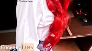 The guy was prepared for the exam by a hot tutor through anal