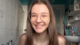 Big dick fuck for teen with huge pussy lips