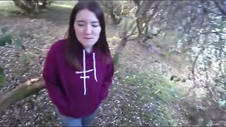 A young guy hooked a hot mom in the garden for some steamy action