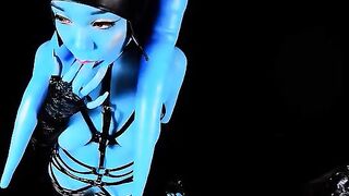 Twi'lek slut gets alien dick in her wet pussy in sci-fi parody
