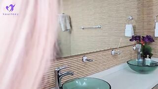 I spy on my stepson in the shower, then we fuck