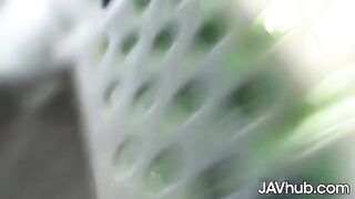 Two Japanese girls Reika and Mio getting fucked by multiple guys in HD