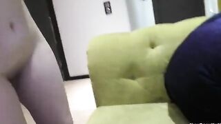 Incredible bubble ass teen student getting fucked hard