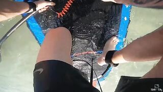 Sex on the beach with a girl in a bikini