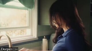A college girl gets fucked deep by her mild-mannered tutor in a steamy session