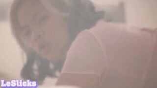 Asian babe got her pussy filled with cum and she loves it very much