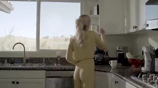 A smoking hot blonde babe cheats on her wife and gets fucked hard