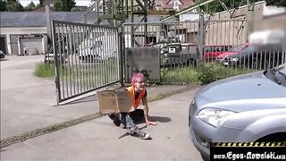 Climate activist gets fucked by old man Egon Kowalski