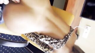 Monika Fox squirts and sucks dick in hardcore homemade video shot in Prague