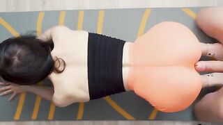 I got my ass oiled and smashed hard by a huge dick. Lana Anal