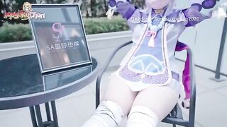 Thick Thighs Lewd Massage with Qiqi's Intense Pussy Action, straight from Genshin Impact inspiration