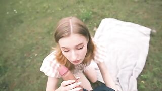 A guy fucked his stepsister in the forest, it was a wild ride