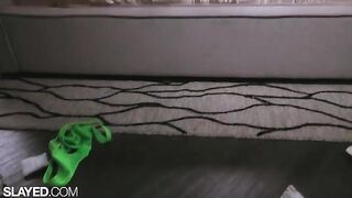 Fit lesbians Vanna and Alexis have fun without guys, using toys for pleasure