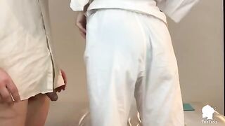 The nurse visits the patient with erection problems