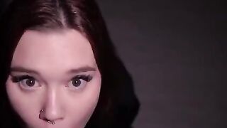 The guy made a mess on the insatiable student's face twice