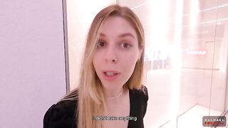 Shoplifter gets fucked in the mall toilet