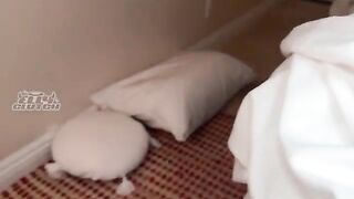 My sister's friend stayed at our house and shared my bed
