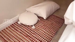 My sister's friend stayed at our house and shared my bed