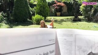 I wore FREUTOY in the garden and my ass received a creampie!