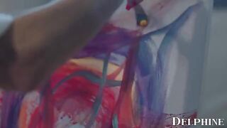 Art teacher Silvia Saige seduces her student with a passionate, intense encounter