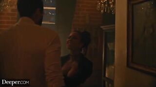 A curvy burlesque dancer got creampied after the party by Deeper