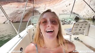 A couple has sex on a boat while on vacation, fueled by Molly Pills