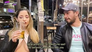 DivinaMaruuu cheats on her boyfriend with a stranger in a rough session