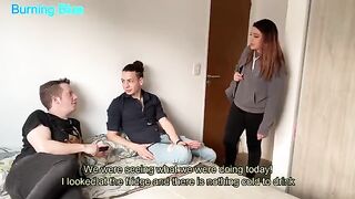 A girl has sex with her friend's brother, it all started with a blowjob