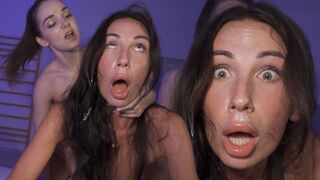 Submissive bimbo teen gets her brains and cervix pounded hard