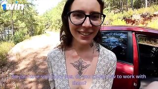 The guy fixed his car and had rough anal sex with the hot tattooed girl