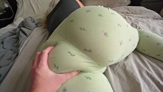 Thick ass girl gets fucked sensually with her panties on