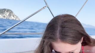 A girl cheated on her boyfriend with his friend on a luxurious yacht