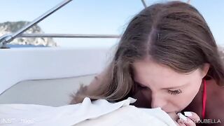 A girl cheated on her boyfriend with his friend on a luxurious yacht
