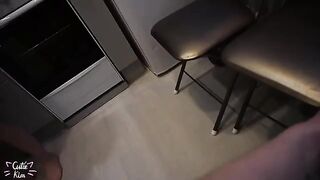 A schoolgirl received a cock in her mouth and came in 3 minutes