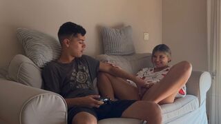 She doesn’t let me finish my video game unless I sleep with her