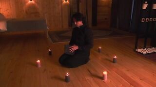 Hot MILF exorcised a demon with the help of a priest in a steamy scene