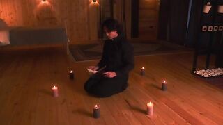 Hot MILF exorcised a demon with the help of a priest in a steamy scene