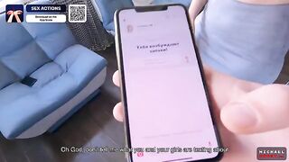 A game with a stepbrother ended up in sex, thanks to the app Sek S