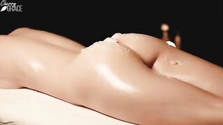 Massage with a happy ending and a massive creampie finish for relaxation