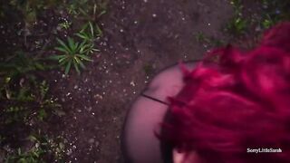 I met a Big Ass Russian Slut in the Forest and fucked her