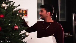 The Christmas surprise for the young couple was a breathtaking gift, which they immediately put to use