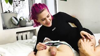 A wife should ask for money like this, with a blowjob and riding skills