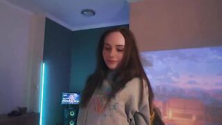 A cute girl has a steamy dream about her stepbrother, craving that tight connection