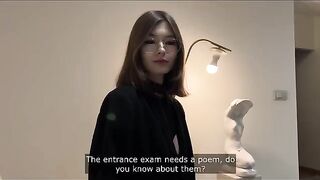 Instead of studying, the classmate decided to have hot sex