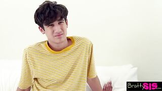 A stepbrother is upset because his stepsister doesn't like him, so he seeks revenge